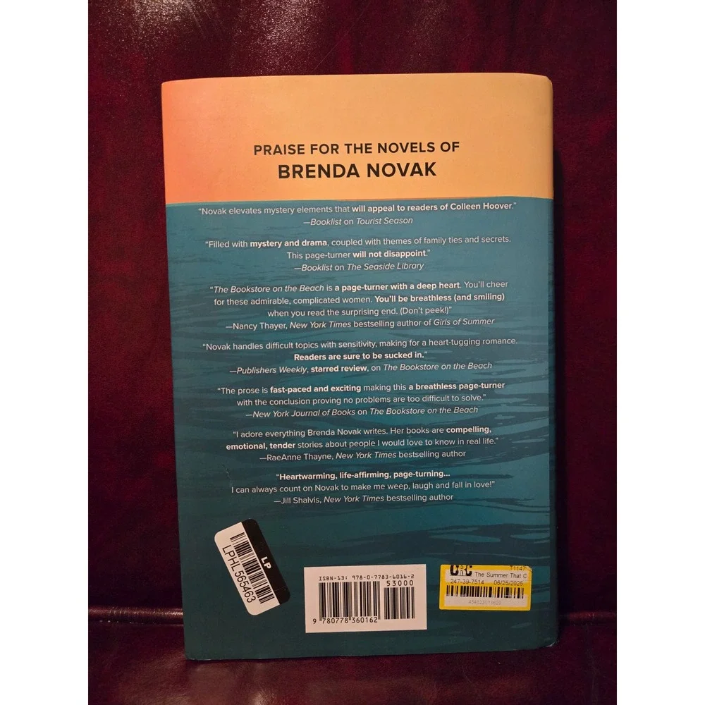 The Summer That Changed Everything‎ A Novel Brenda Novak NYT Bestselling Author